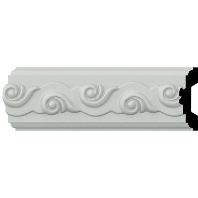 Rail de chaise Marseille H 3 1/8 po x P 1 po x L 94 1/2 po