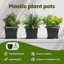  Square Flower Pot 6 Pcs Plastic-354333274-354333277