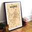 Madrid City Map - No Frame Print-1680826537