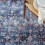 Tapis bleu brique lavable à la machine-280722875