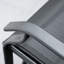 Wantagh Outdoor Double Glider Rocking Chairs with Glass Top Table Black