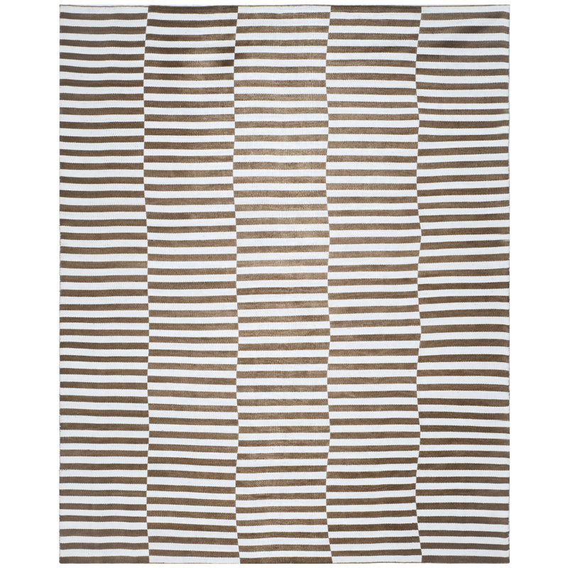Ralph Lauren Cameron Stripe Viscose Striped Rug, Rectangle 8' x 10'