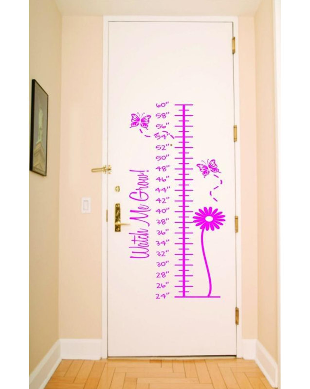 Non-Wall Damaging Growth Chart Decals