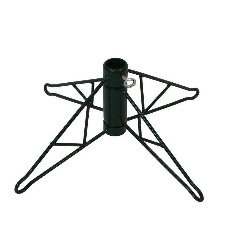 Support d'arbre de Noël en métal pour arbres artificiels, Vert, H 11,5 po x l 40 po x P 40 po