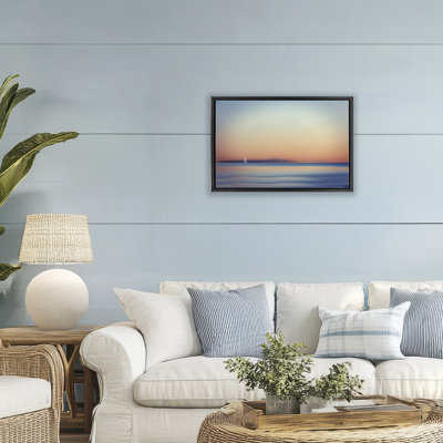 Sailboat On The Water Floating Frame, design by Peter Dulis