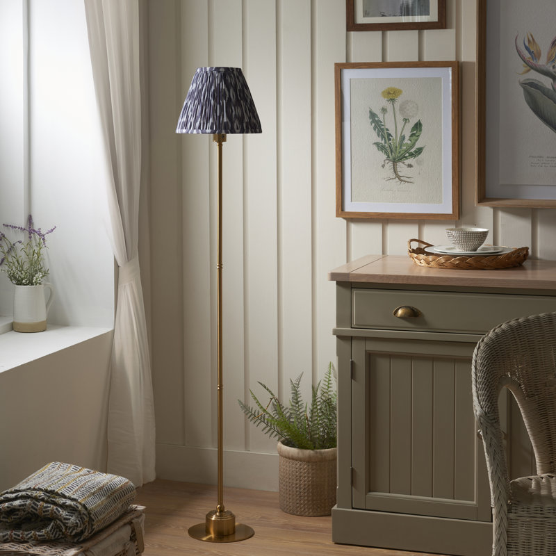  140cm Traditional Floor Lamp, Grey