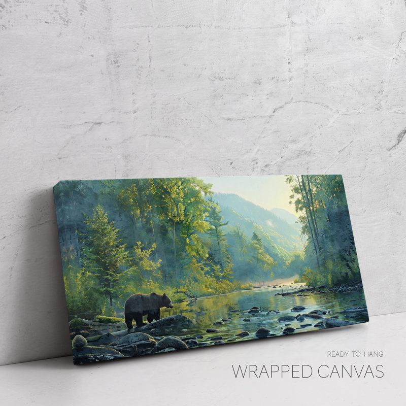 Affiche du parc national des Great Smoky Mountains, décor de chalet, art mural de chambre à coucher, décor de ferme