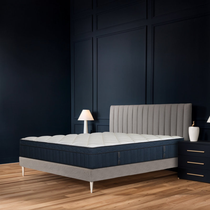 Matelas hybride à plateau-coussin mi-ferme 12 po Go Sleep, Très grand