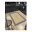 Tapis blanc tissé à motif lavable Mosso-989716235