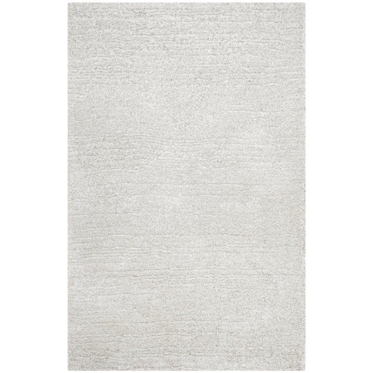 Antanė Handmade Shag Gray Area Rug