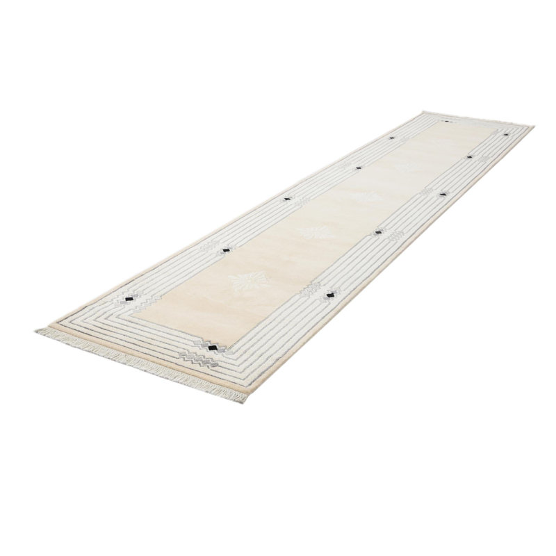 Tapis de couloir crème 13 pi Pastrana