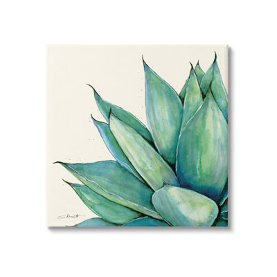 " Green Aloe Plant Succulent " by Stephanie Workman Marrott
