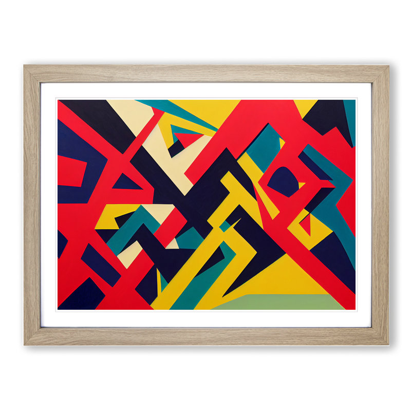 Grand Abstract - Print, 25cm H x 34cm W, Oak