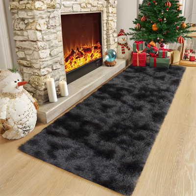 Grand tapis à poil long lavable à poils noués et antidérapant pour tapis de salon, de chambre à coucher et de décoration intérieure