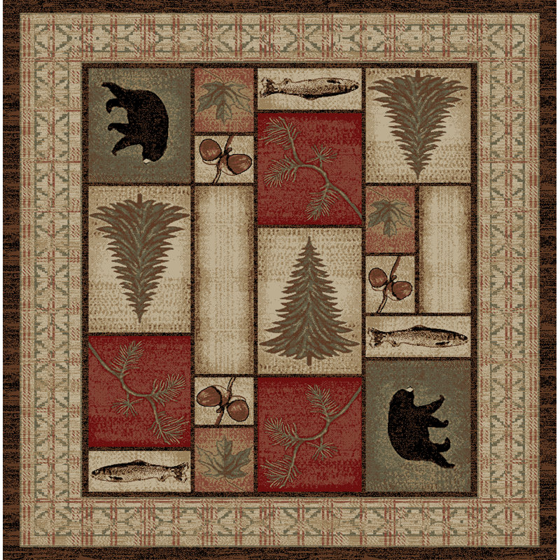 Trail creek, Rectangle 7'10" x 7'10"
