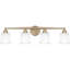 Applique murale pour salle de bain 4 lumières Benley-1416458040