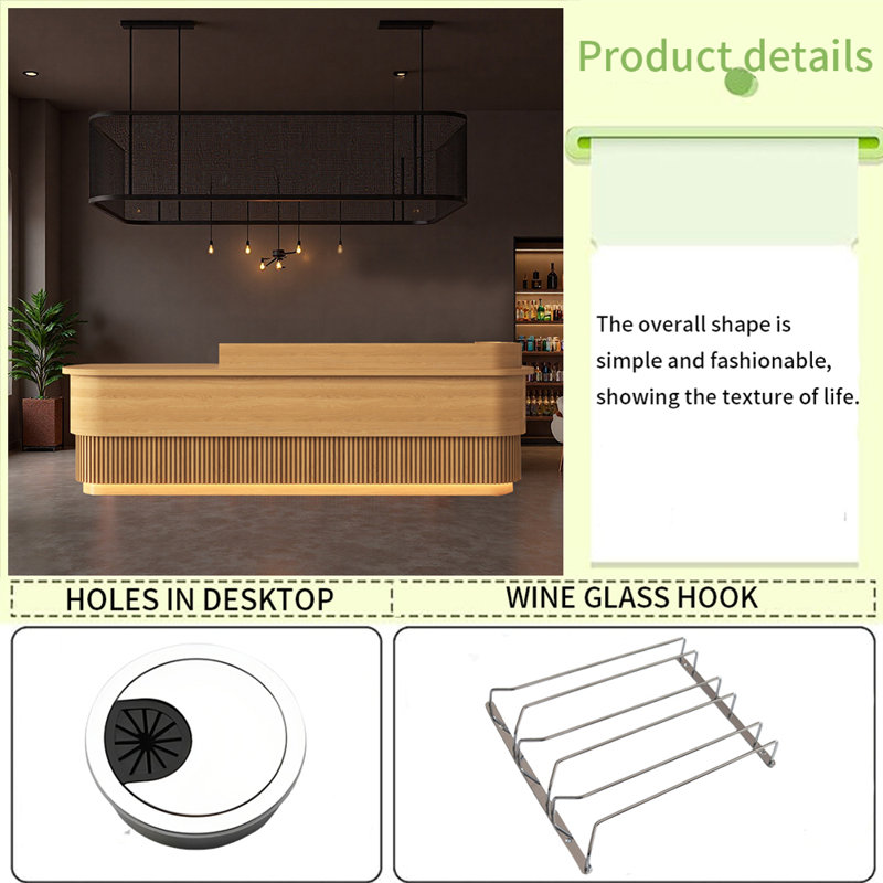 Classic Lounge Liverpool with Lockable Drawers, Open Storage, Wine Glass Hooks, and Wine Storage Cubbies – No Assembly Required
