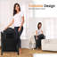 Fauteuil de massage chauffant en similicuir