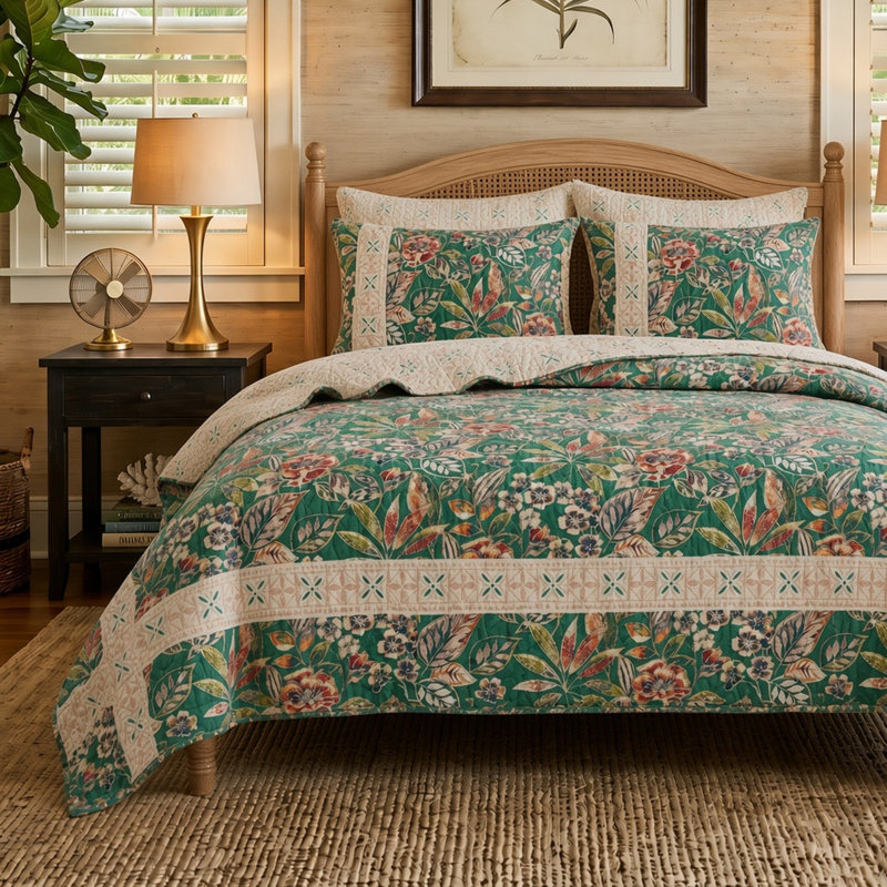 Ensemble de courtepointe multiple Kaia de Greenland Home Fashions – Twin/XL, 2 pièces