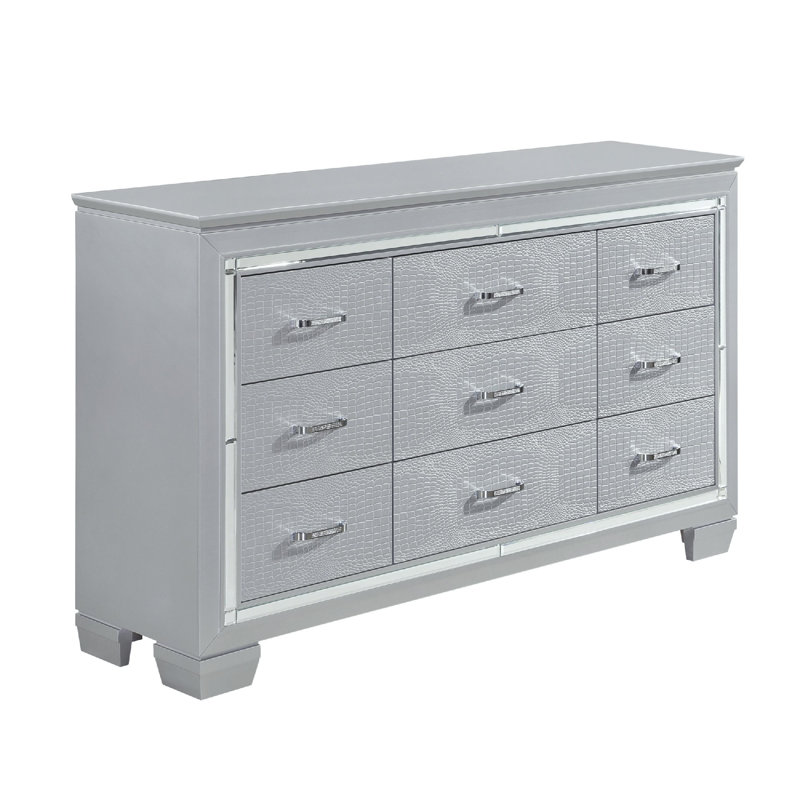 Commode standard 9 tiroirs en bois Swanage