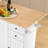 Sagrario Solid Wood Top Kitchen Island-838608096