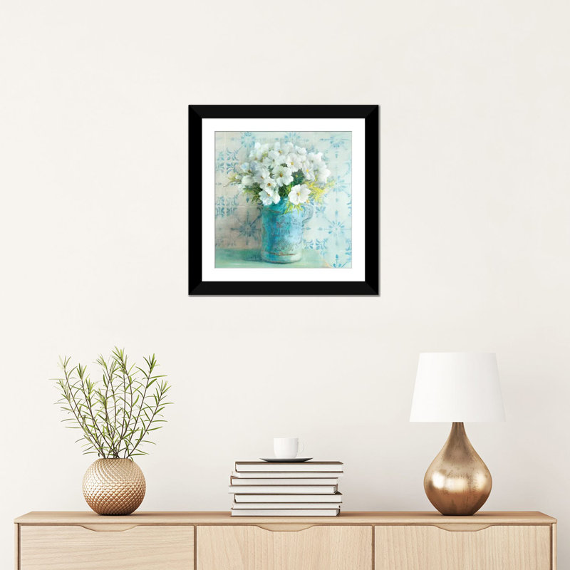 «May Blossoms I», reproduction d'art sur toile tendue, H 26 po x l 26 po x P 1,5 po, Toile tendue, Pas de tapis