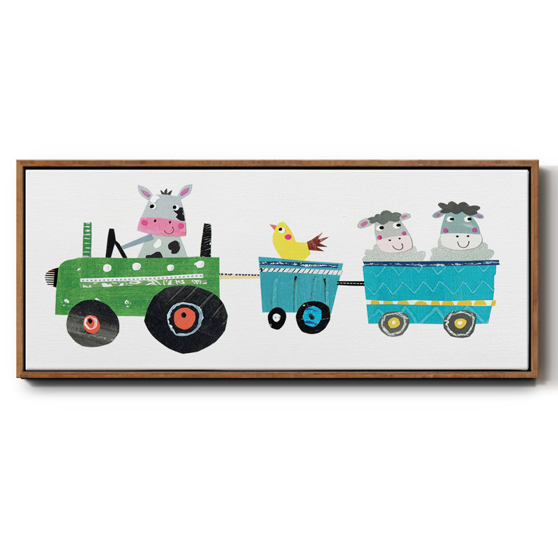 Cute Farm- Framed Canvas