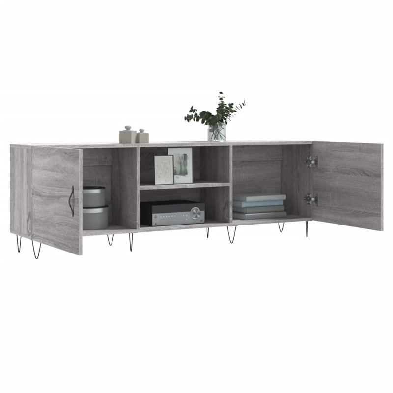 Aspasios TV Stand for TVs up to 65", Grey Sonoma
