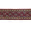 Wool Floral Area Rug in Red