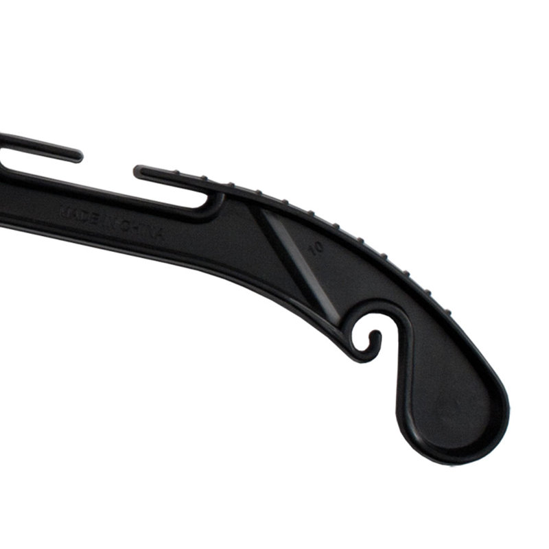 Cintre en plastique antidérapant Josh pour robe / chandail / chandail, 100, Noir