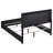 Jelissa Wood Full LED Panel Bed Black-94438238-104340581