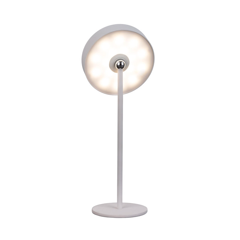 Brona Adjustable Metal Standard Table Lamp Lamp, White