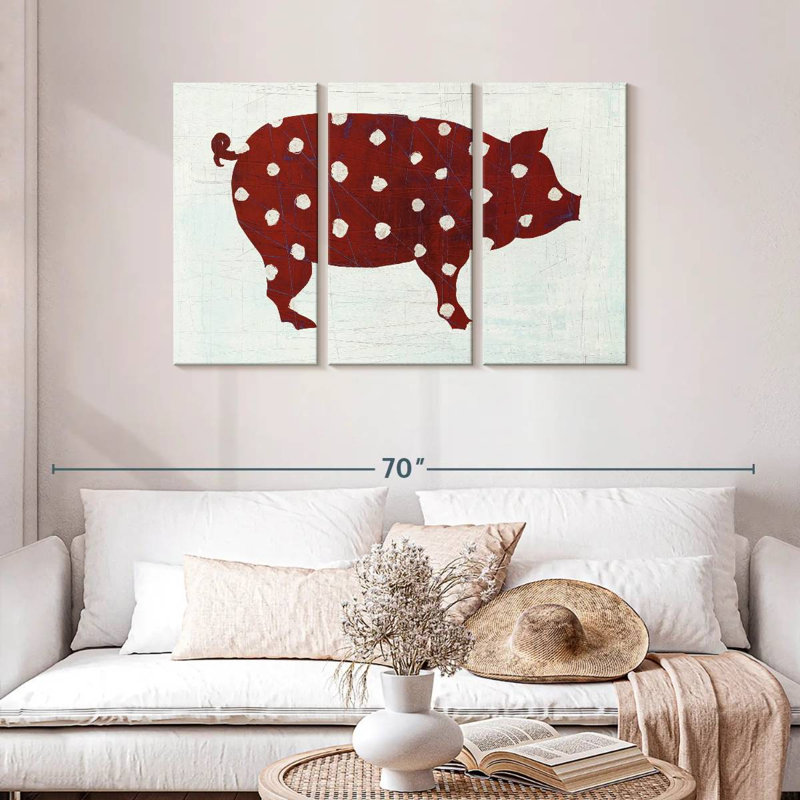 Brampt Modern Americana Farm II, H 28 po x l 45 po