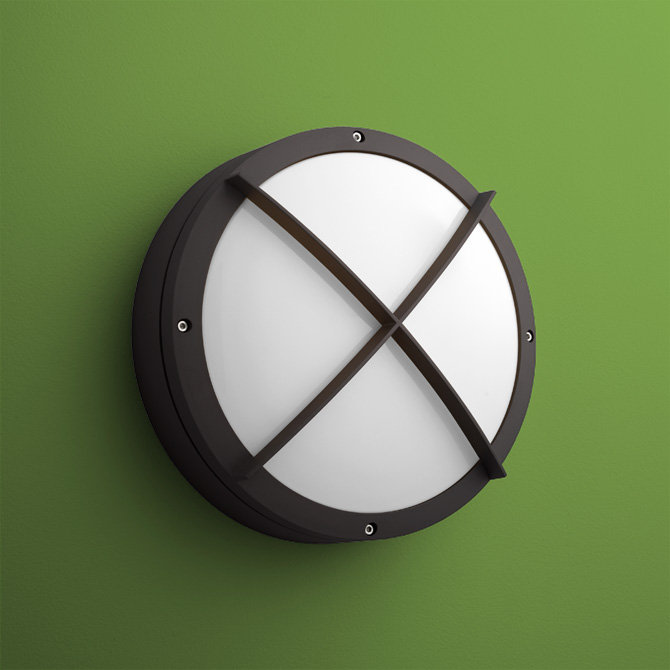 Flush Mounted Sconce, Black
