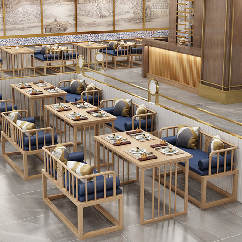 Banc rembourré en similicuir Light Luxury Cafe
