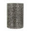 Tabouret d'appoint noir, table d'appoint de jardin Capiz