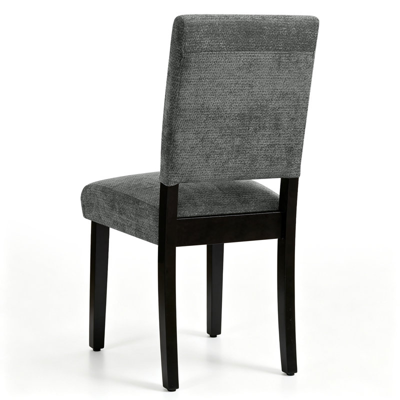 Chaise de salle à manger rembourrée Modern, 6, Grey