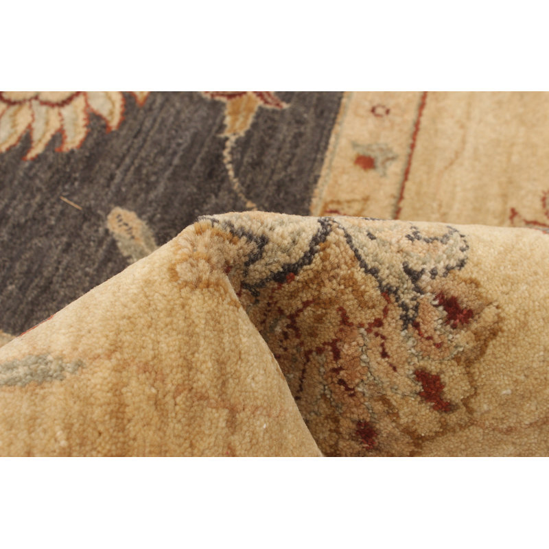 Tapis noir torsadé Chobi 8 pi 0 po x 10 pi 0 po