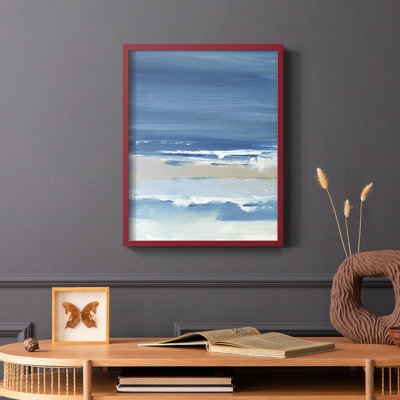 Coastal Colors II, reproduction encadrée - bois massif