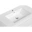 Meuble-lavabo flottant 36 po avec lavabo, meuble-lavabo mural moderne avec lavabo en résine et tiroirs à fermeture en douceur, blanc brillant 24V11-36GW