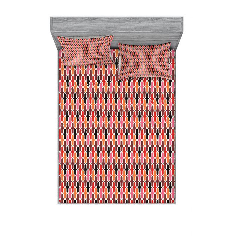 Microfiber Sheet Set, Queen Sheet Set with Fitted Sheet