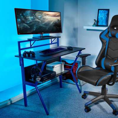 Metal Base Computer Desk