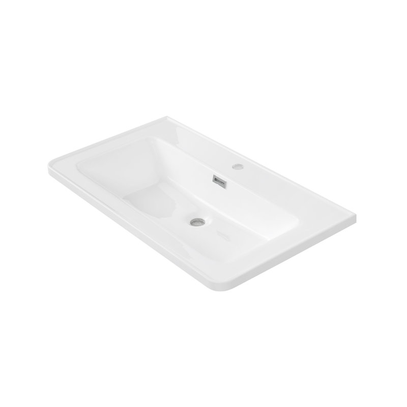 33.5" Solid Surface Resin Streamline Vanity Top