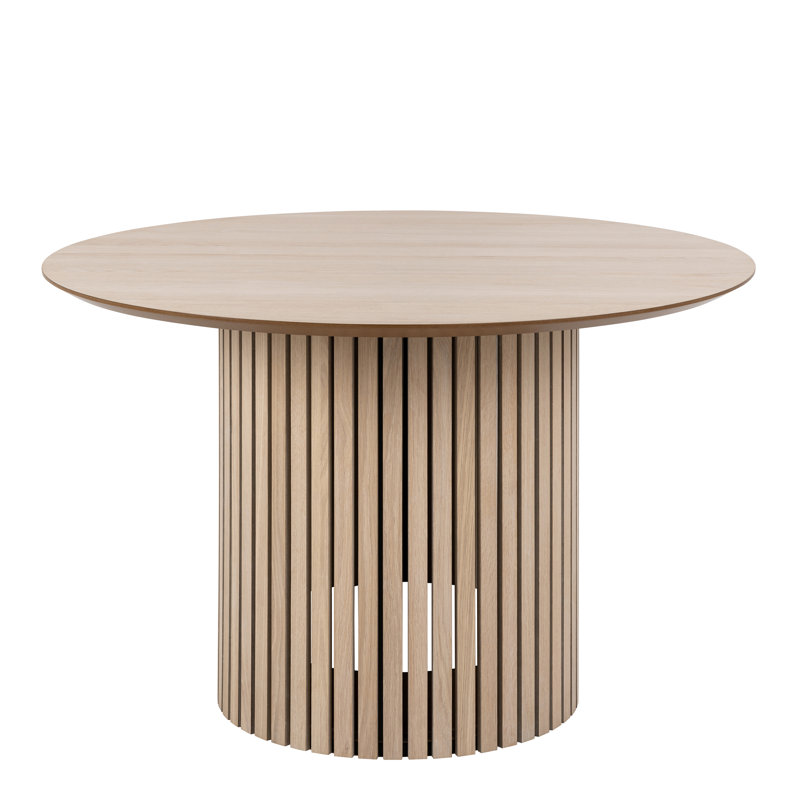 Giancarlo Round Solid Wood Base Dining Table