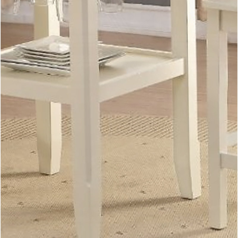 Table à hauteur de comptoir crème