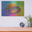 «Psychedelic pangolin» par Rebecca Wang, art mural en métal-1221107622