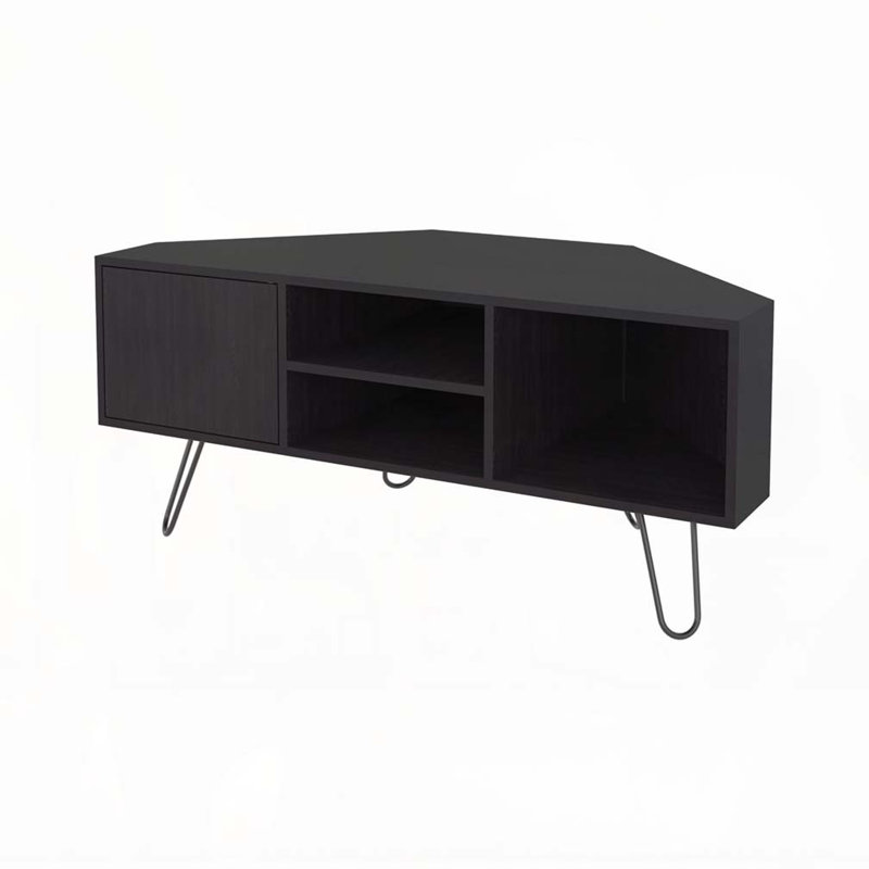 Meuble télé avec rangement ouvert Wengue