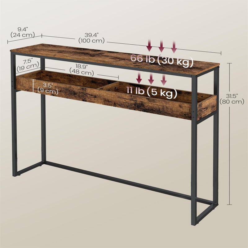 100cm Console Table