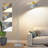 Adjustable Arc Floor Lamp With 350° Rotatable Shade, Heavy Metal Base, Foot Switch, And 3 Color Temperatures Bulb Included For Living Room, Bedroom, Or Office