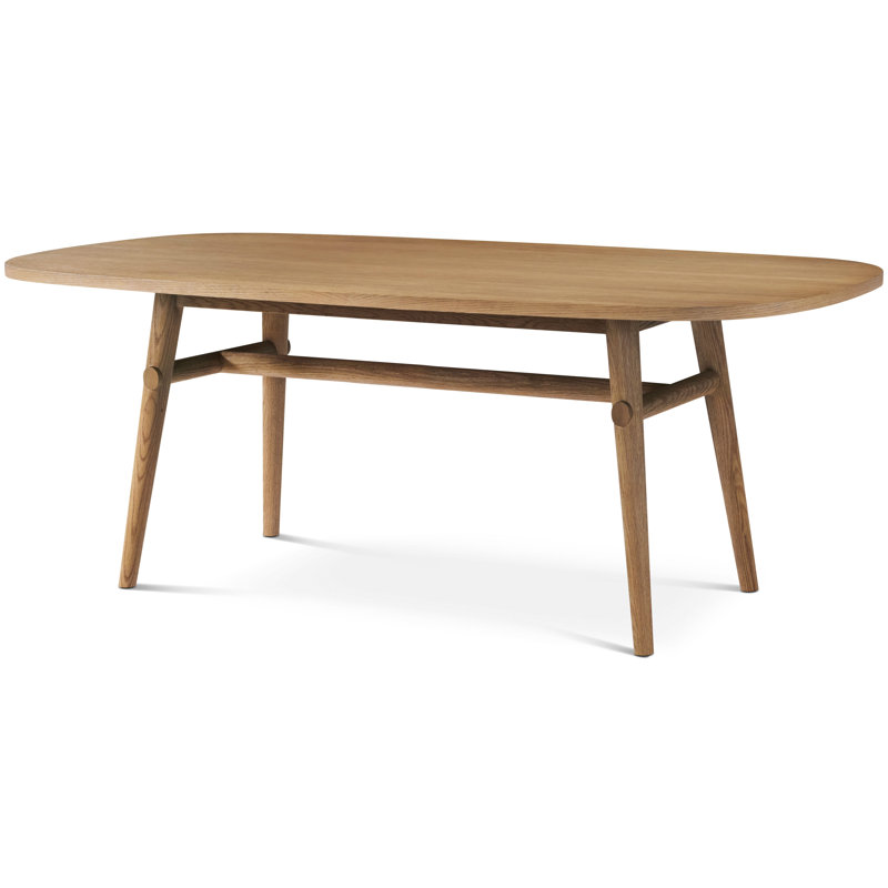 Madrid/WRC Dining Table, 30" H x 62.99" L x 31.5" W, Natural